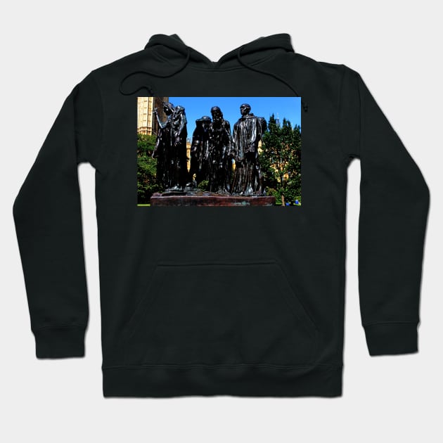 The Burghers of Calais Hoodie by avrilharris